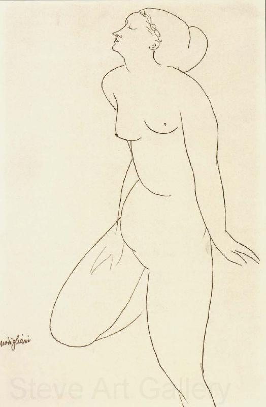Amedeo Modigliani Standing Female nude